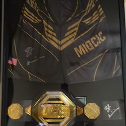 UFC Stipe Miocic Signed Short and Belt
