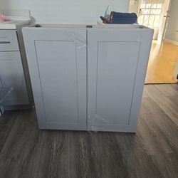 Kitchen Gray Cabinet 