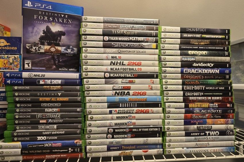 Xbox 360 / XBOX ONE / PS4 games - $5 Each B5G1