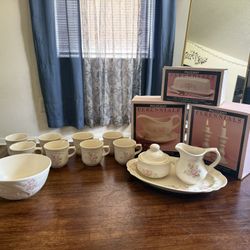 Pfaltzgraff Tea Rose Dish Set – Vtg & NIB