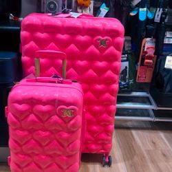 Pink Suitcases