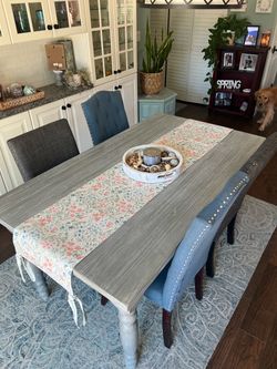 Gray Dining Table