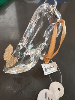 Disney Parks Cinderella Glass Slipper Heel Shoe Ornament