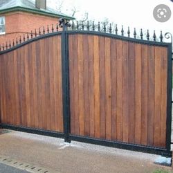 Iron Doors With Wood