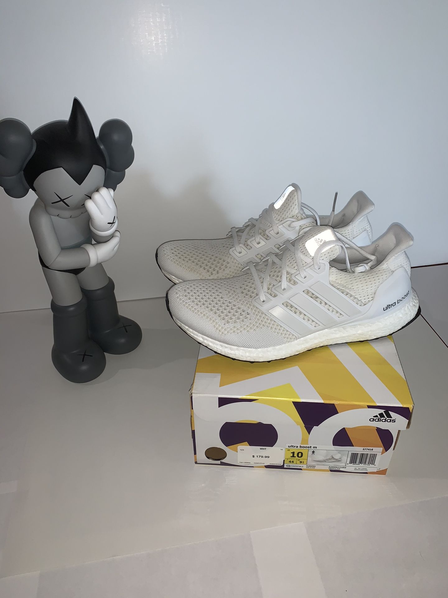 adidas gazelle silver green womens adidas ULTRABOOST Light Running Shoes | Grey/White main image 0