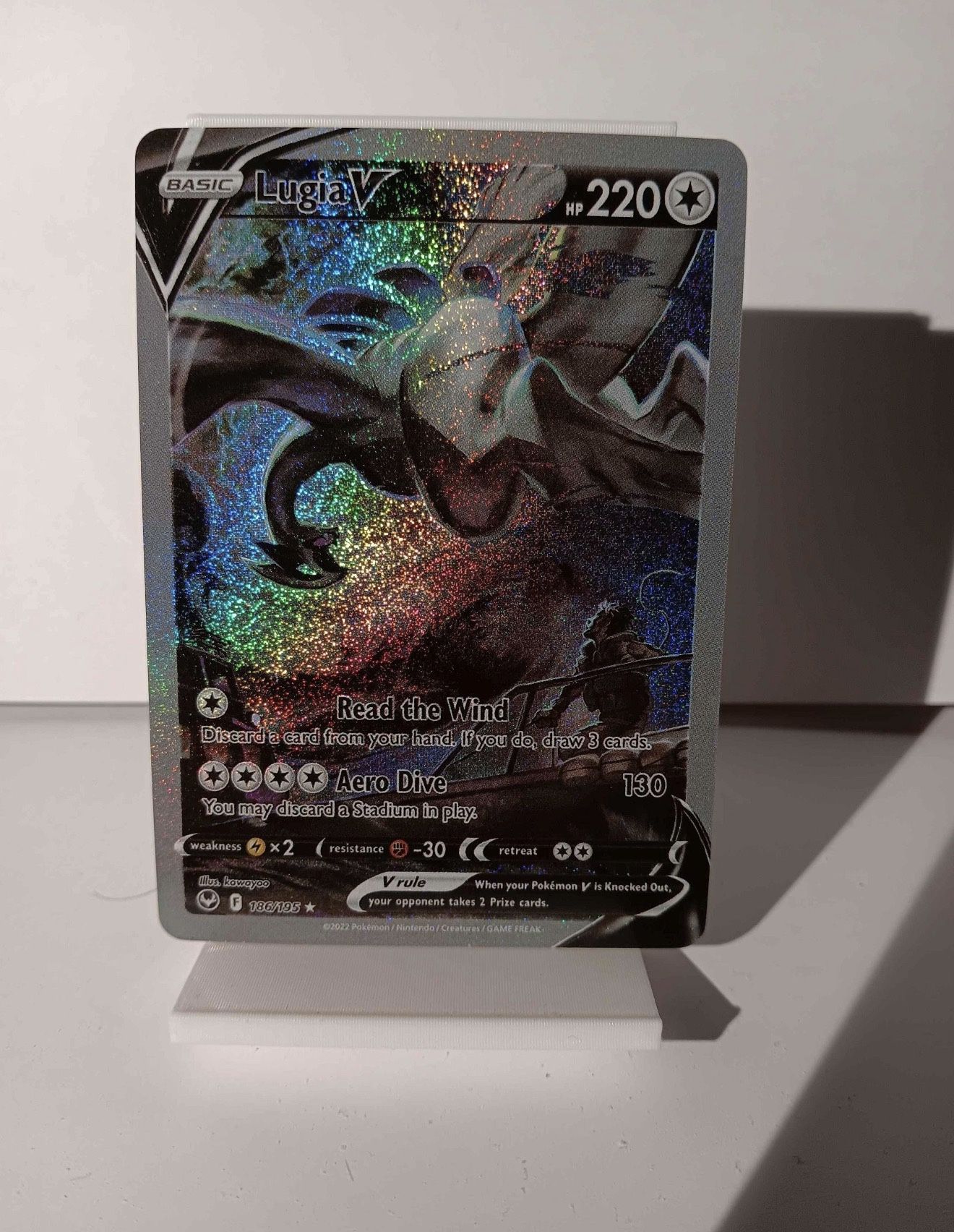 Lugia V Silver Tempest 186/195 Supe Mega Ultra Rare