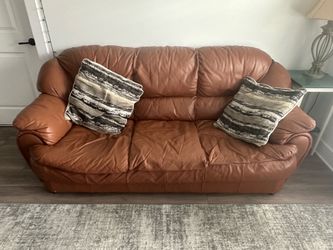 Brown Leather couch