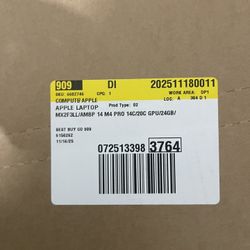 Apple M4 Pro Laptom