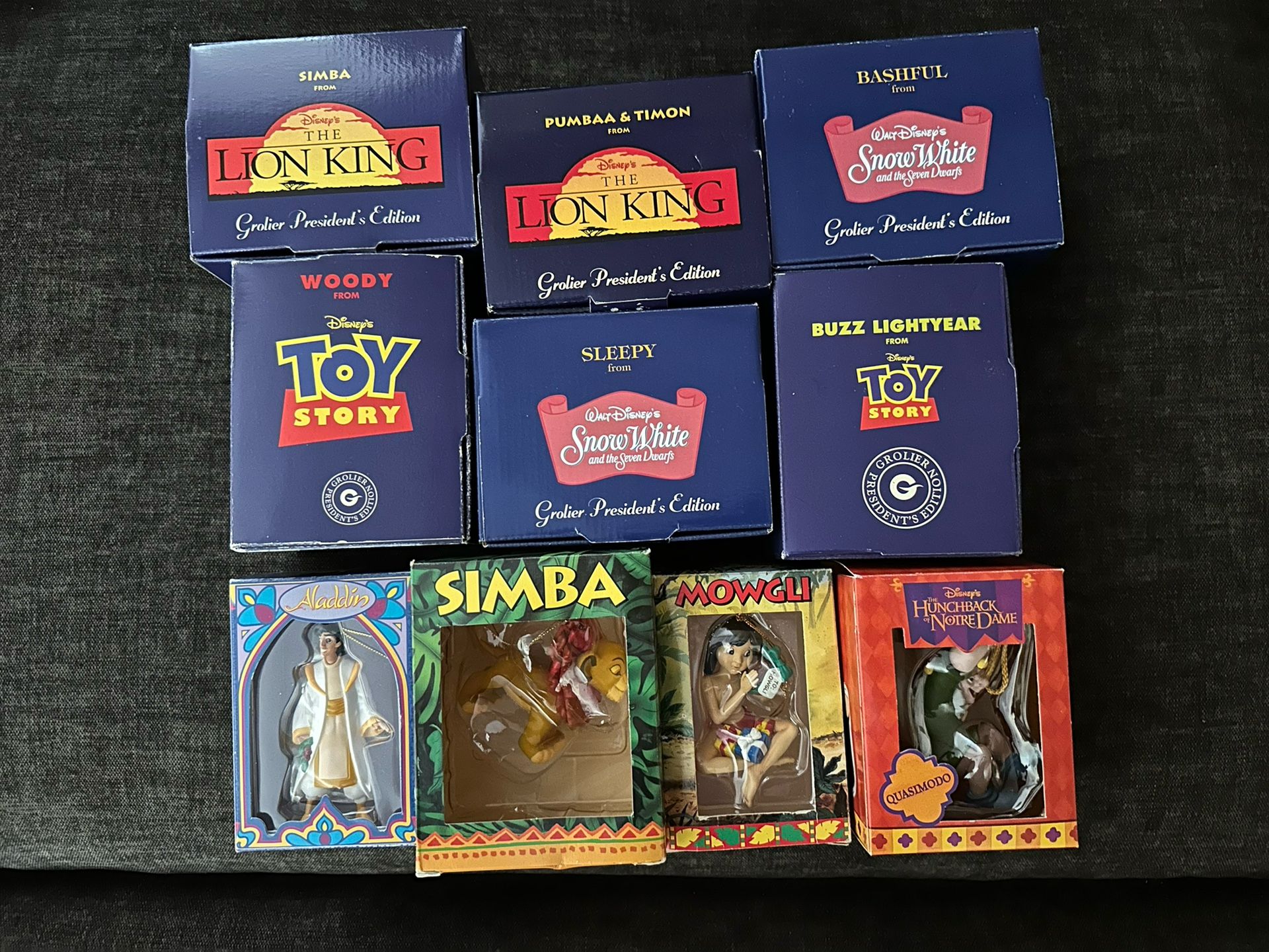 Disney Collectible Ornaments 35 Total