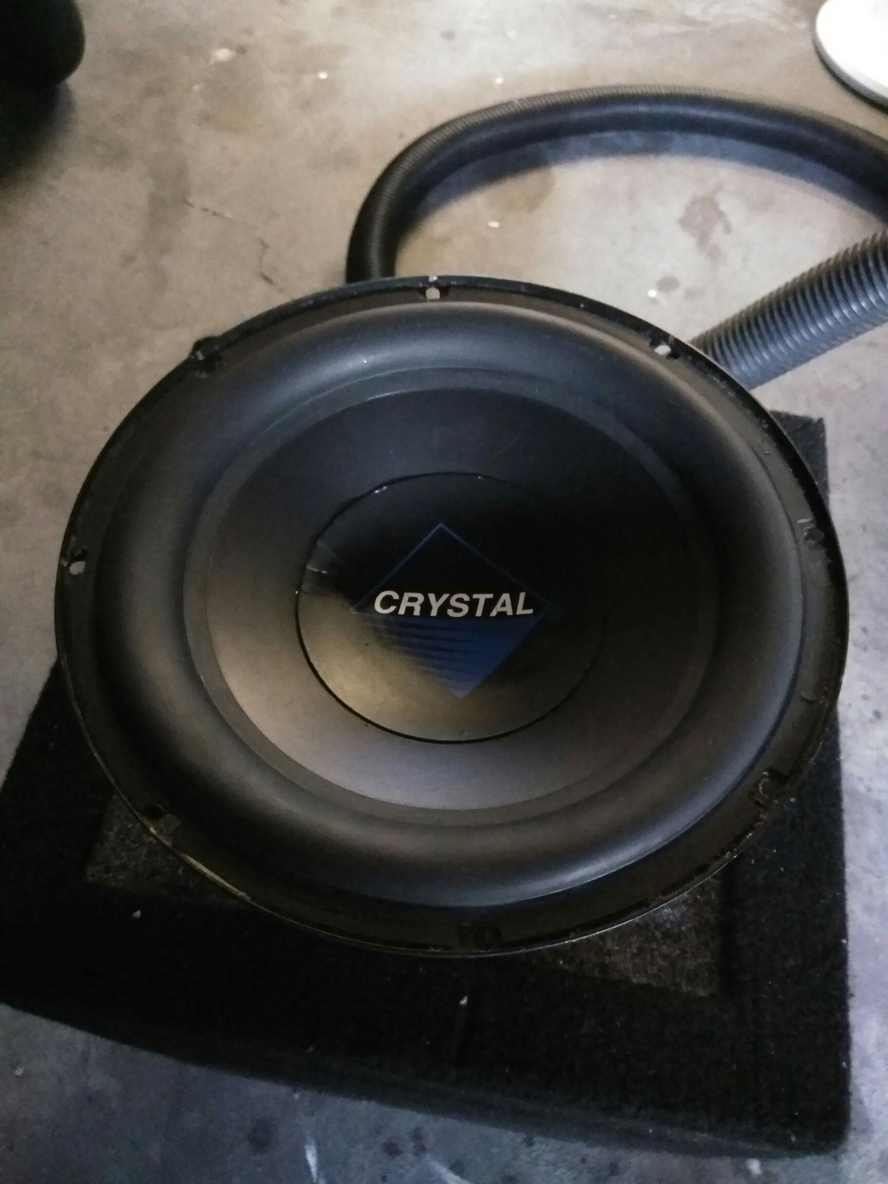 Crystal audio 10" subwoofer