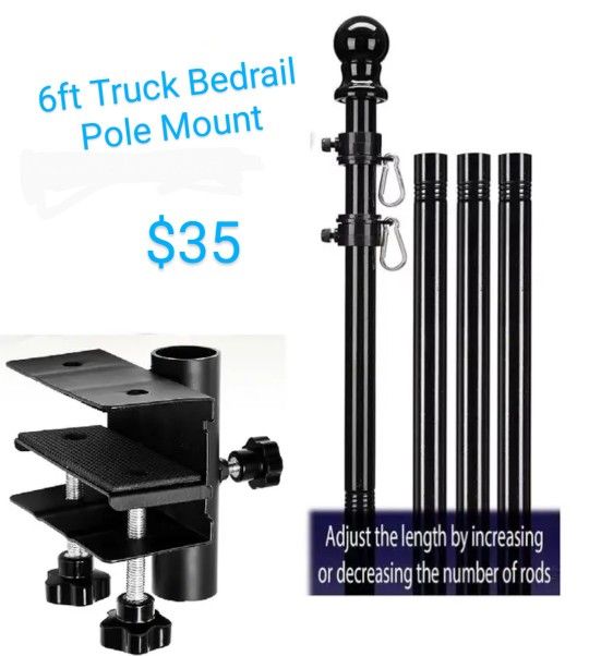 6ft Truck Bed Mount Kit