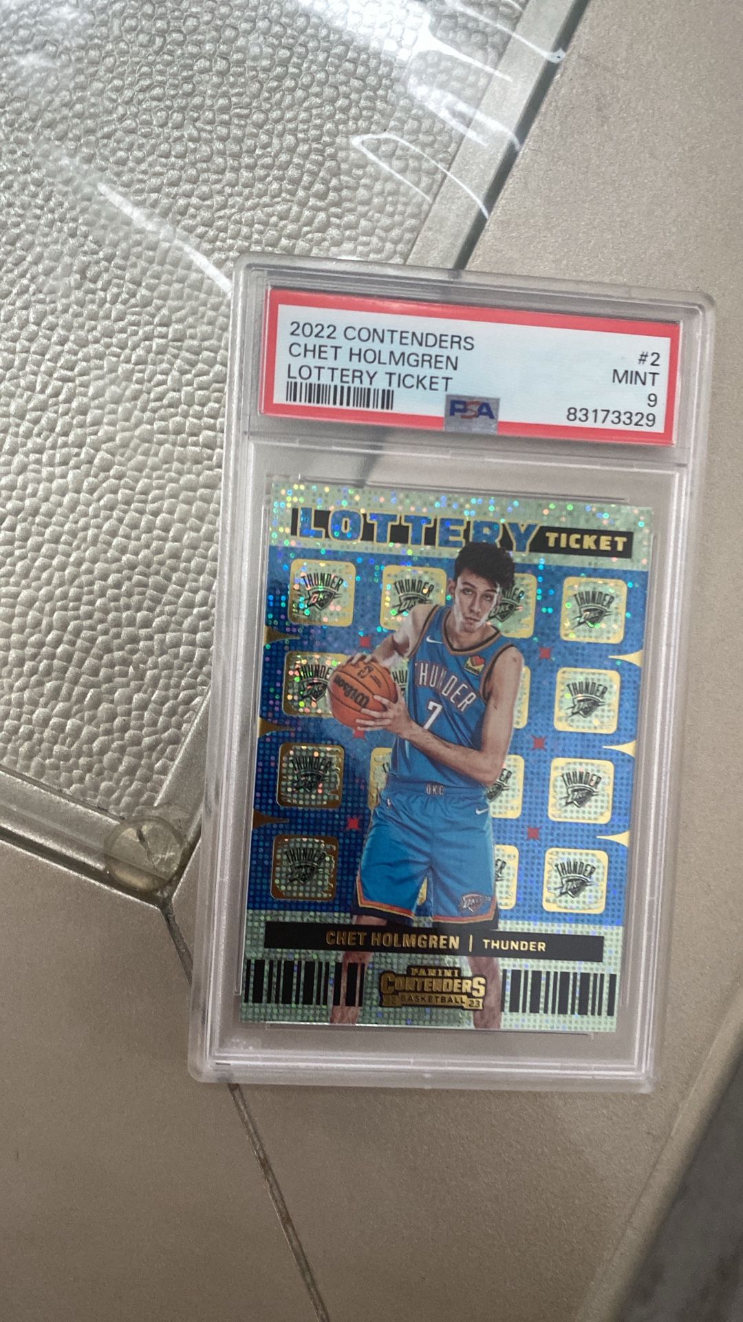 Rookie CHET HOLMGREN PSA 9