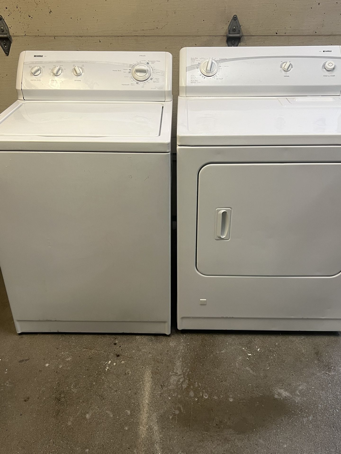 Juego De Lavadora Y Secadora Kenmore Heavy, Duty, tina grande