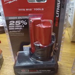 Milwaukee 5.0ah Ah Battery M12 High Out Put