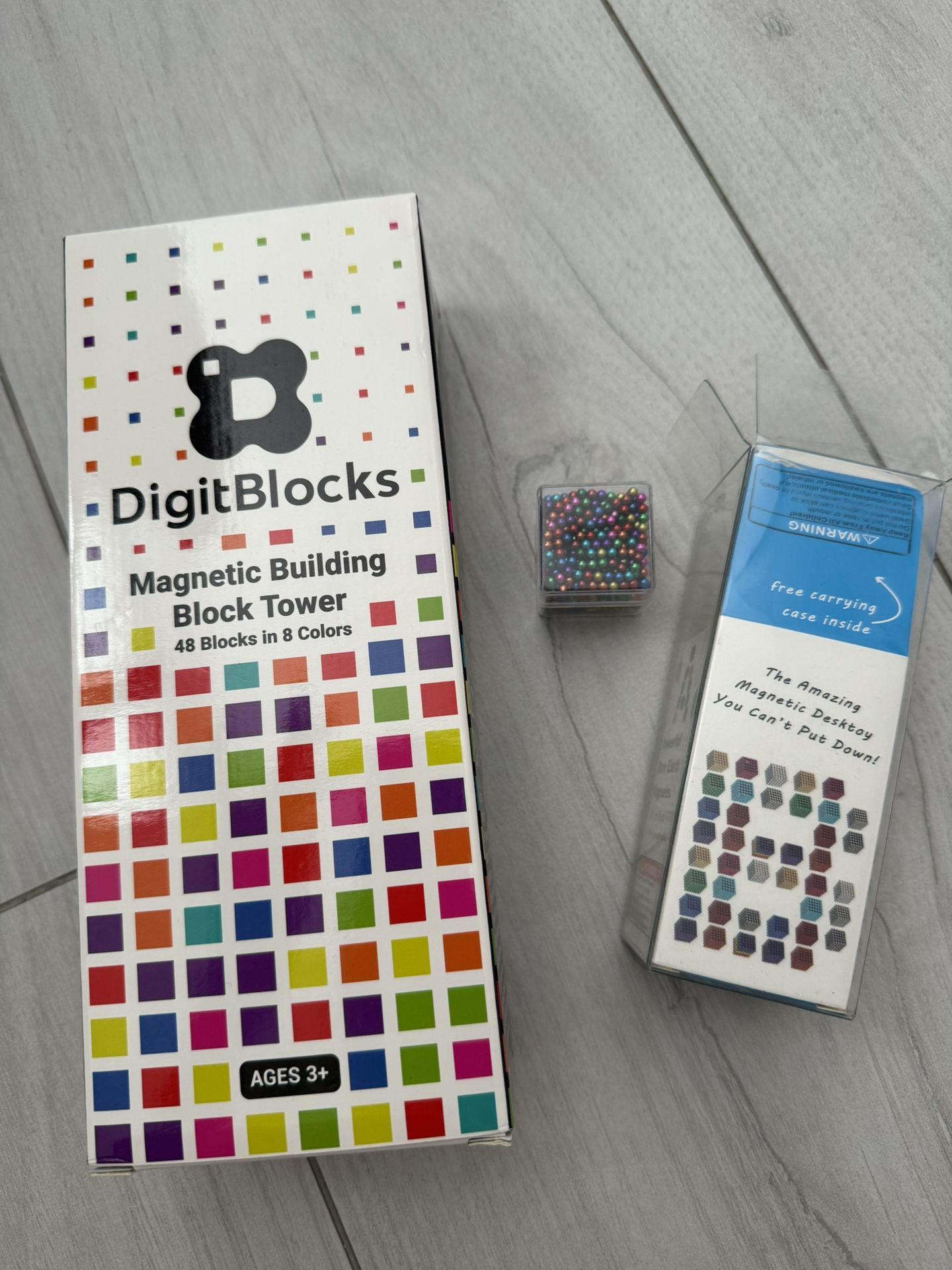 Magnetic Cubes Balls Magnets Toys Kids