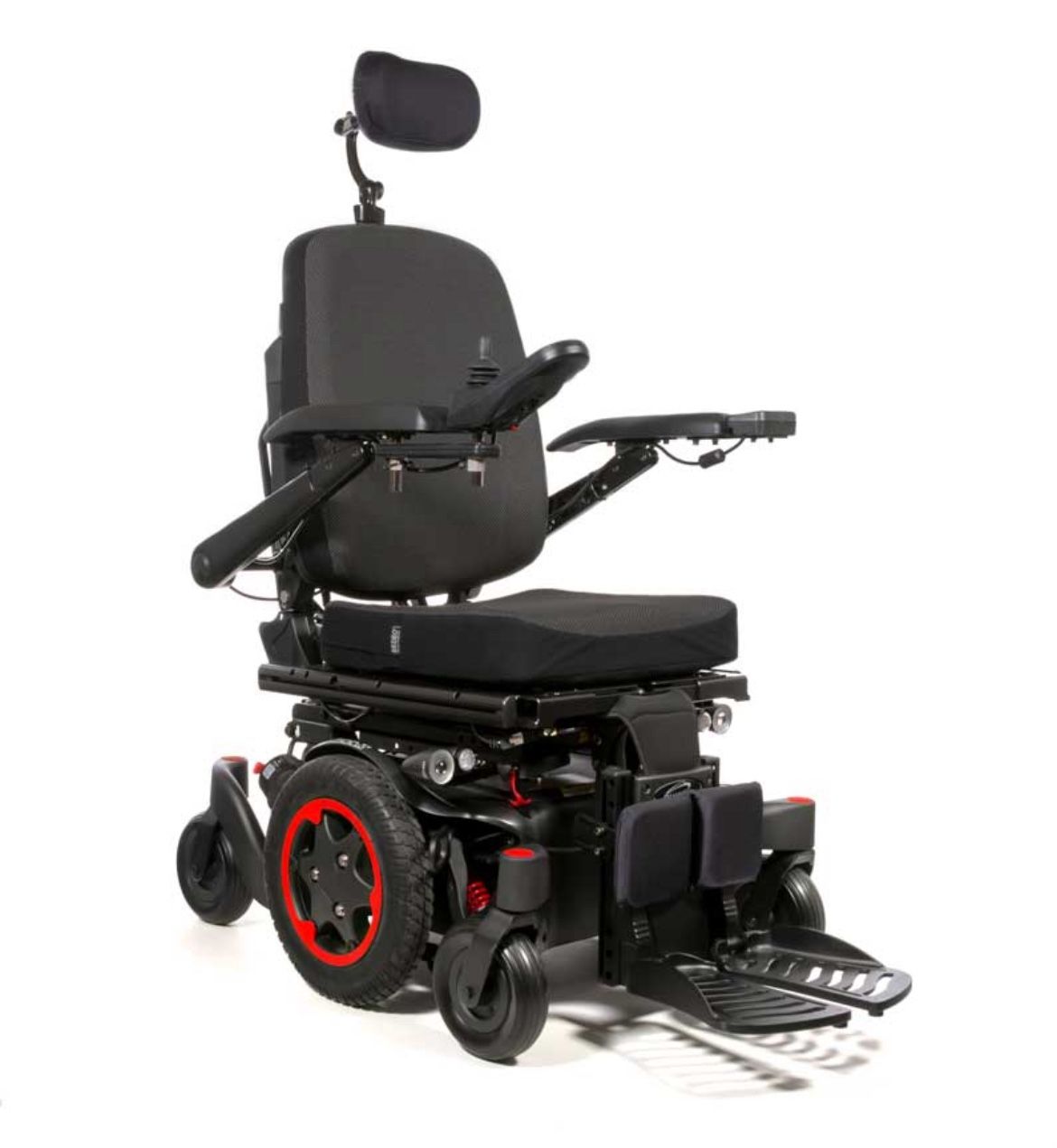 Q500 M Candy Apple Red Power Mobility Wheelchair