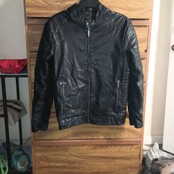 Men's Motorcycle Jacket. Size S. Black 