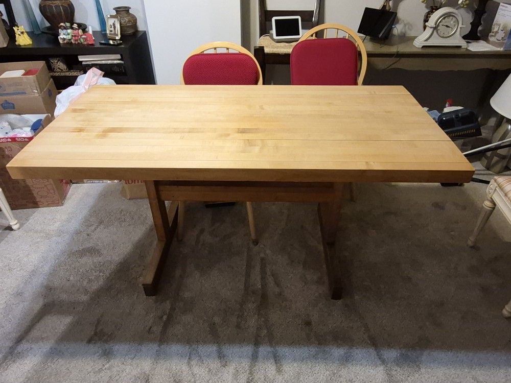Butcher Block Table (60" x 30")