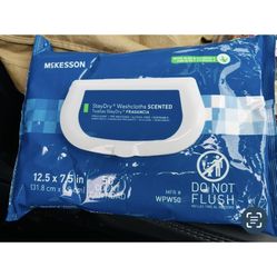 Set Off 10-boxes Brand New Selead Package Stay Dry" Disposable washcloths . Each box has 50p. Total 500