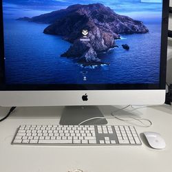 ) iMac 27 Inch (late 2013) 3.4 GHz Quad Processor 32 GB Ram. I TB Hard Disk