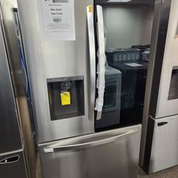 26cu.ft Smart Counter Depth Instaview French Door Refrigerator With 2 ICEMAKER 