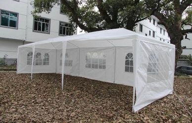 10 foot by 30 foot party tent for events