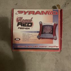 amplifier Cds-Pyramid Royal Red 4 Channel 800 Watts Max Amplifier-PB545X