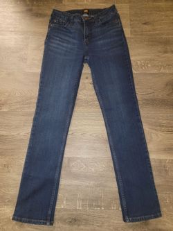 Lee Women's Dark Wash Straight Leg Jeans
