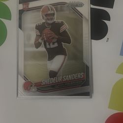 Shedeur Sanders Silver Primz Card