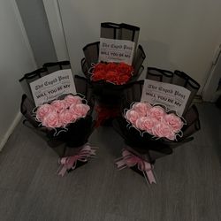 ribbon bouquets