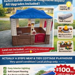 🏡 NEW MINI HOME ON THE MARKET – LAND NOT INCLUDED (Step 2 Neat & Tidy Cottage) 🏡