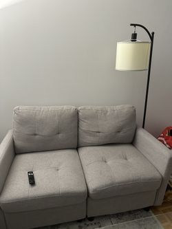 Grey Loveseat