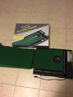 Electronic Return Putting Green Works