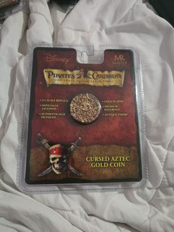 2004 Pirates Of The Caribbean Cursed Aztec Gold Coin