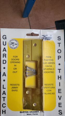 Barton Kramer door Guard latch ,new
