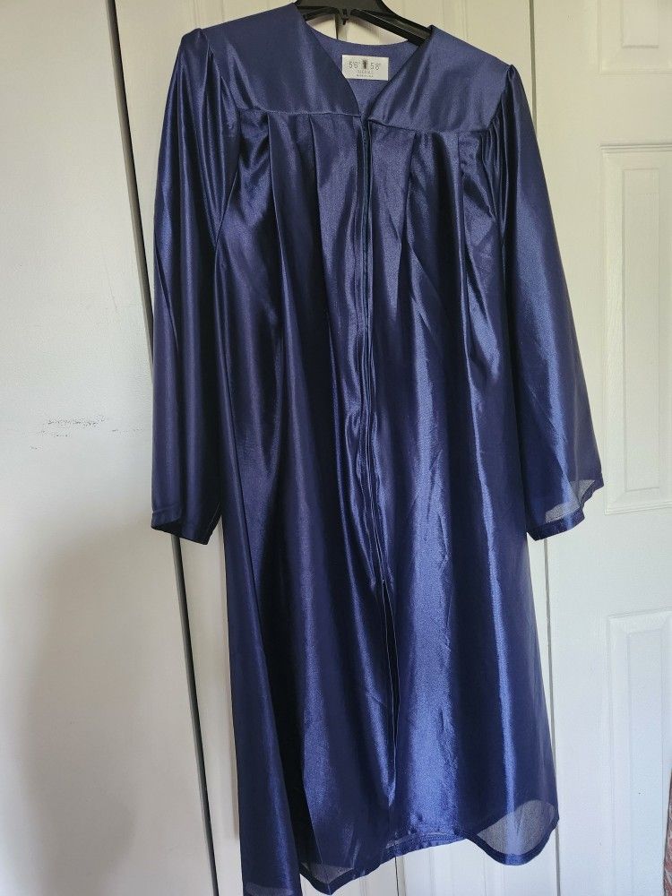Blue Graduation Gown 