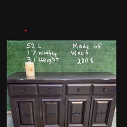 Vintage Credenza . Entryway Made Of REAL WOOD. PICK UP LITTLE TOKYO DOWNTOWN LA 200$ CASH