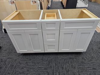 60 Inch Double Sink Bathroom Cabinet Vanity w/ Drawers – $300 (Free Delivery)