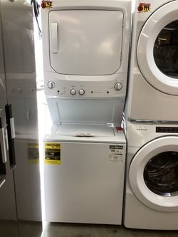 New ge single unit washer and dryer gas 27” inch width
