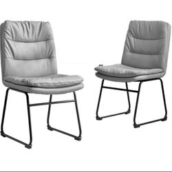 Redlife Dining Chairs Set of 2, Double Layer Upholstered Dining Chairs, Dining Room Chairs (V092)