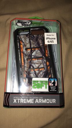 IPhone 6/6s case + tempered glass