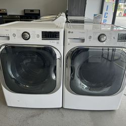 Washer And Dryer Set  Large Capacity 