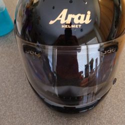 Sharp Arai Motorcycle Helmet Black