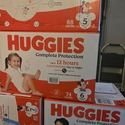Huggies diapers 6 & 7