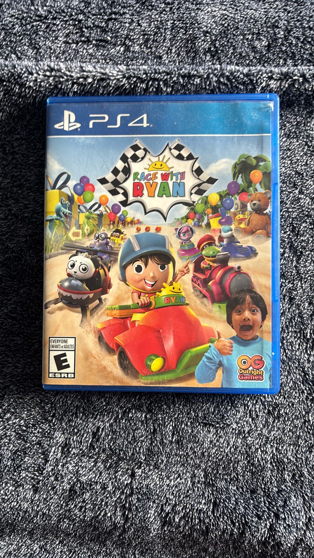 PS4 race with Ryan video game