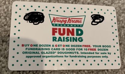 Krispy Kreme BOGO Dozen - Good for 10 uses