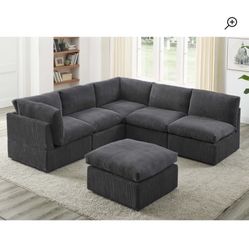 Gray Ottoman