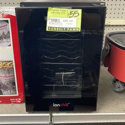 IonChill 6 bottle mini wine fridge