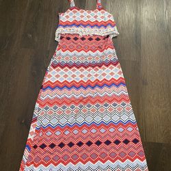 Girls Long Dress Size 14/16 By One Step Up #11