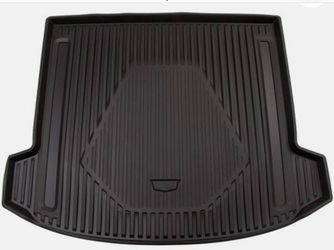 Universal  Rear Cargo Mat  Fits Most Trucks, SUVs or Vans Cadillac SUV Cargo Liner  Black GM-Ford Explorer  39” inches Length  40” inches Wide 48” inc